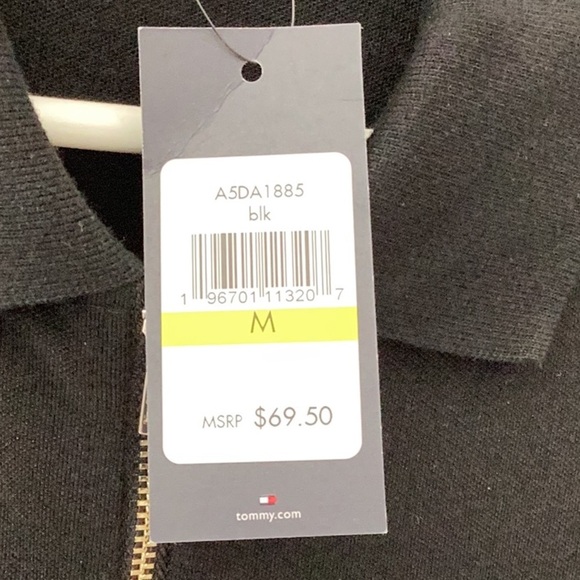 NWT Tommy Hilfiger Women’s Black Sleeveless Dress Pleated Bottom Size Medium - Picture 3 of 11